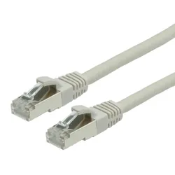 VALUE Patchkabel Kat.6 (Class E) S/FTP (PiMF), LSOH, grau, 15 m