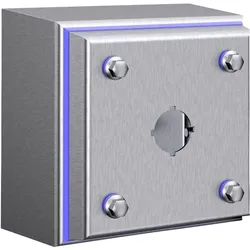 Rittal HD Tastergehäuse HD 1681600Edelstahl 1.4301 1 Taster O 22.5mm (Gehäuse), Elektronikzubehör + Gehäuse, Silber