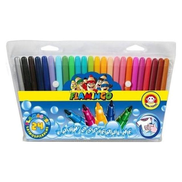 Teka Runde, leicht zu reinigende Marker, 24 Farben (24x) (47995632)