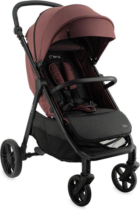 Kinderwagen - Reisebuggy - Ideal für unterwegs - Kompakt und leicht - Bis 22 kg - Weinrot