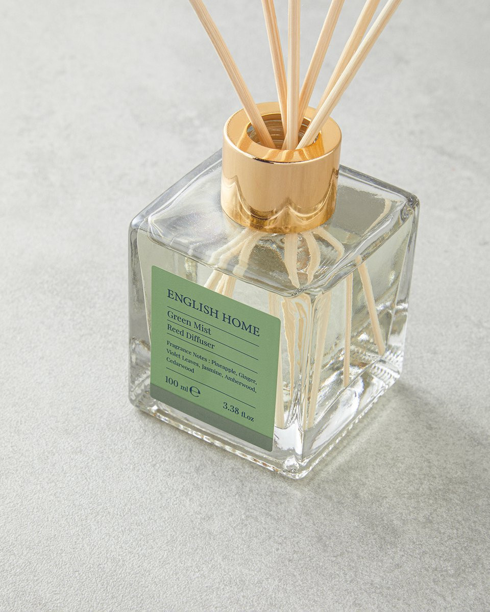English Home Green Mist Geurstokjes Huisparfum 100 ml