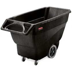 Abfallwagen Rubbermaid Tilt Truck 0,8 m3 Schwarz Müllsammler und Transport mittelschwerer Materialien
