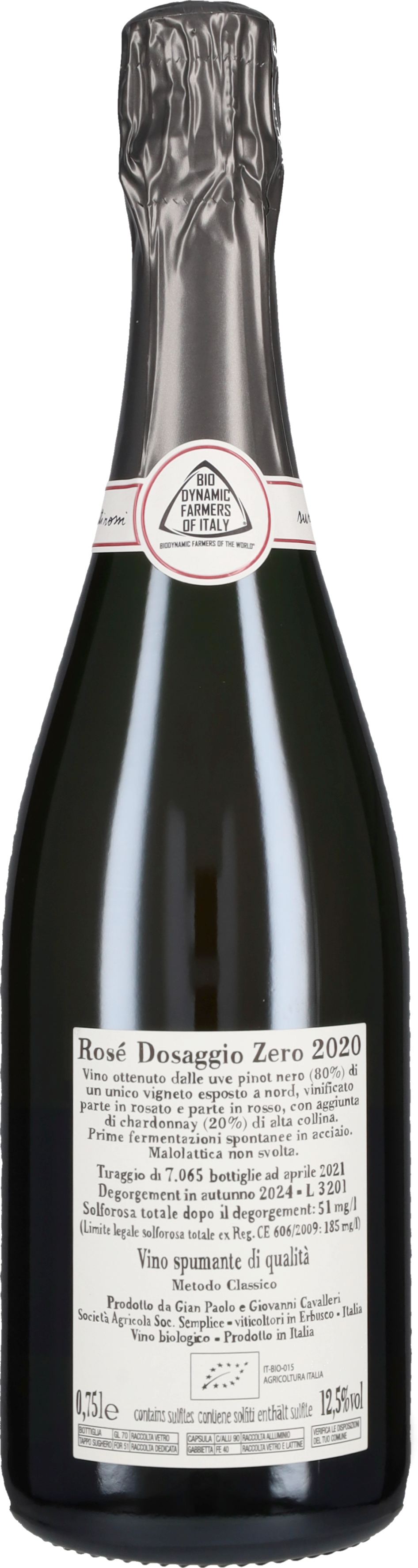 Schaumwein Rosè Cavalleri 2021