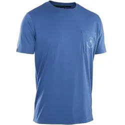 ION Herren T-Shirt M BIKE TEE JERSEY SURFING TRAILS SS DR, Größe XL in Blau Blau