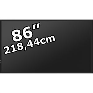 Hisense Digital-Signage 86DM66D, 86 Zoll, 4K UHD 3840 x 2160 Pixel, 500 cd/m², 24/7 Betriebszeit