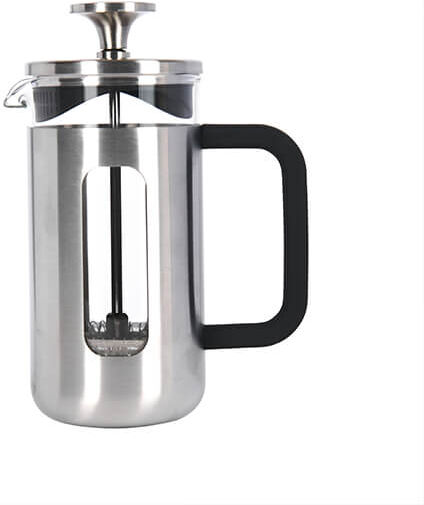 La Cafetiere Pisa 3 Cup Cafetiere Brushed Chrome