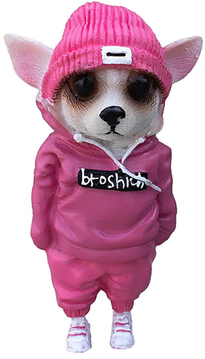 ServiceTopper Puppy Standbeeld Hars Sculptuur Decoratie Hoogte: 11 cm