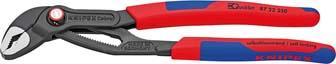 KNIPEX Wasserpumpenzange Cobra QuickSet 8722250 mit 2-Komponenten-Griffen 250mm
