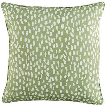 "Thandie Watercolor Print Outdoor Pillow Cover - Navy - 12"" x 20"" - Ballard Designs"
