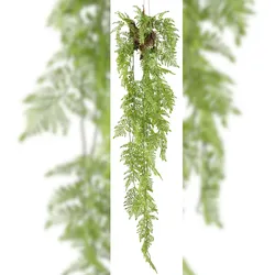 CREATIV green künstliche Pflanze Farnhänger, ca 145cm  inkl. Metallhaken