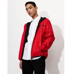A|X Armani Exchange für Herren. 8NZC31ZN28Z1100 Hemd Block weiß (L), Lässig, Party, Baumwolle, Klassisch, Langarm