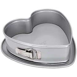 Städter Springform Herz, Backform, Silber