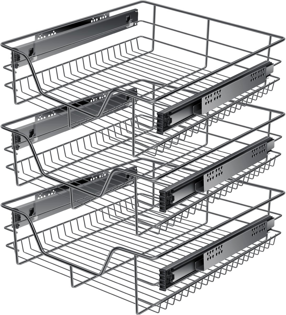 KESSER Telescopische Keukenlade Organizer voor Keukenkasten, max. 20kg