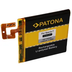 PATONA Akku passend für Sony Ericsson Xperia T Xperia LT30p T - 3,7V 1,8Ah – 1780 mAh