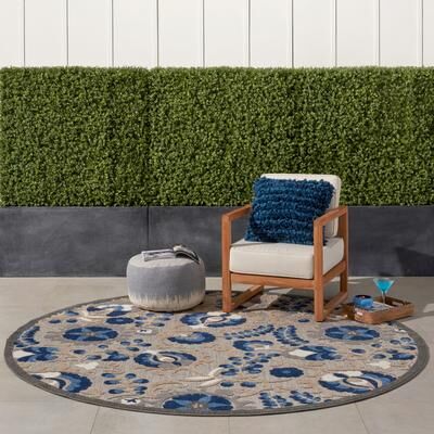 Nourison Aloha Indoor/Outdoor Floral Area Rug