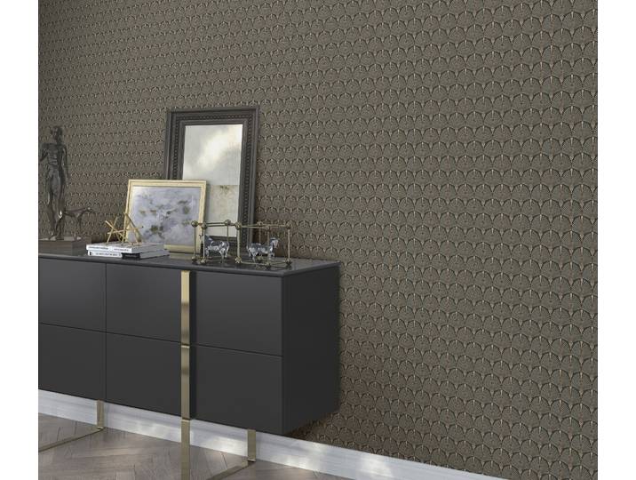 Vliestapete ERISMANN Vliestapete ANTOINETTE , schwarz, B:0,53m H:0,09m L:10,05m, Vlies, Tapeten, Vliestapete, Phthalate frei