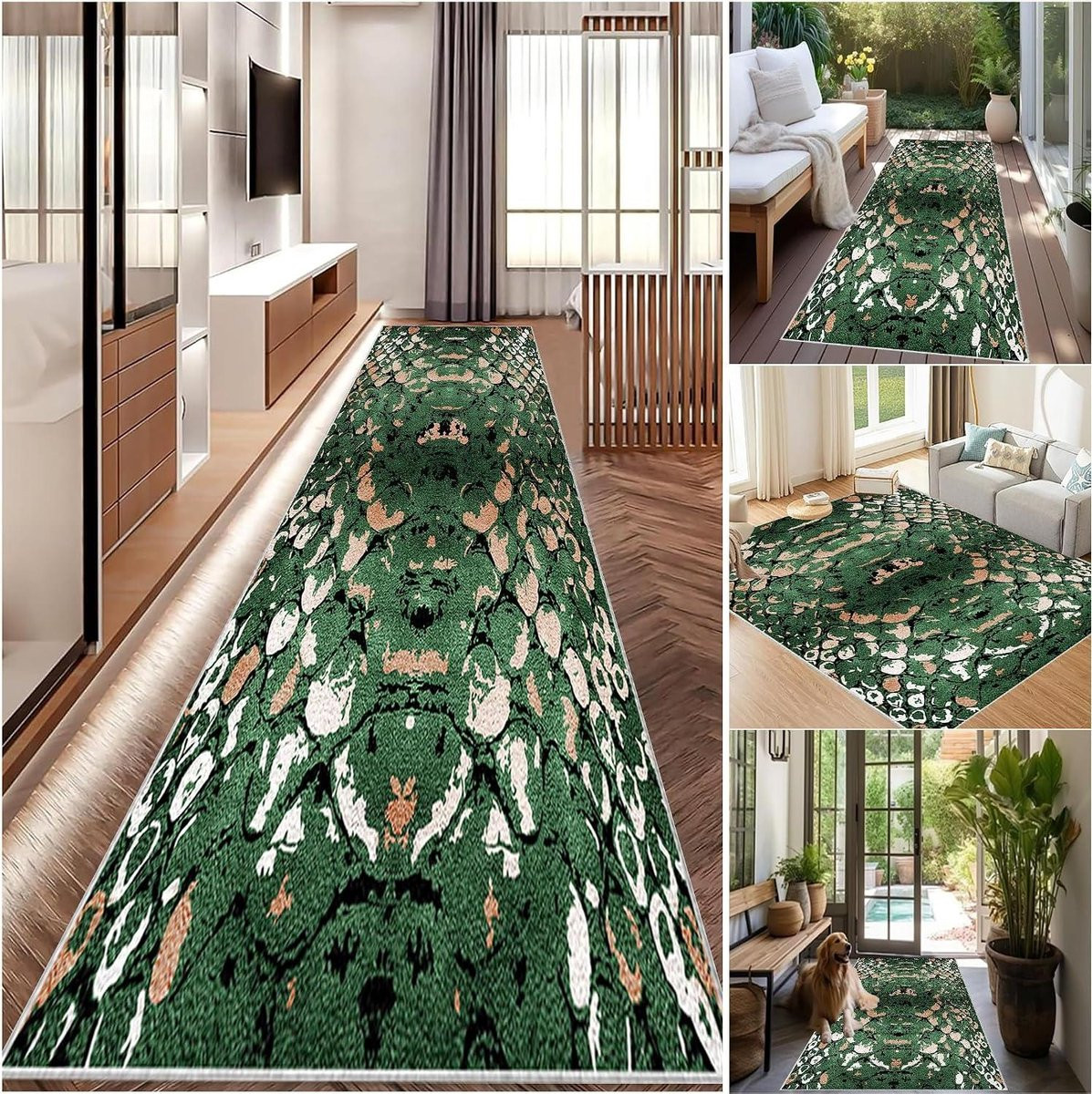 Machinewasbaar Keukentapijt Gangloper Vloerkleed voor Keuken of Gang, Polyester, 50 x 200 cm