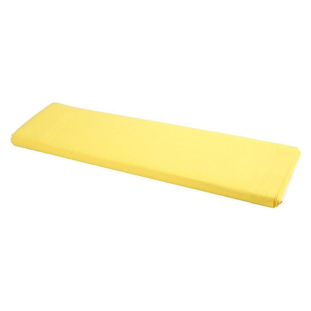Creativ Company Stoff 145 cm x 1000 cm, Gelb (1000 x 145 cm) (44081)