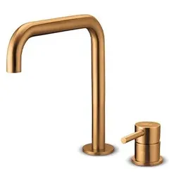 JEE-O Slimline Stand 2-Loch Waschtischarmatur, niedrig, bronze, 800-1764 800-1764