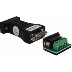 Delock Steckverbinder RS232 - RS485 Terminal Block, ESD-Schutz (0.06 m), Schnittstellenkabel