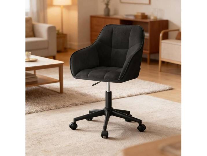 Chaise de salon stylée siège de travail home office pivotante design classique chaise seule