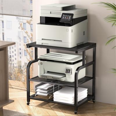 No "Printer Stand with Large Desktop - 3 Tier Shelf - 23.6""W x16.9""D x 24.4""H"