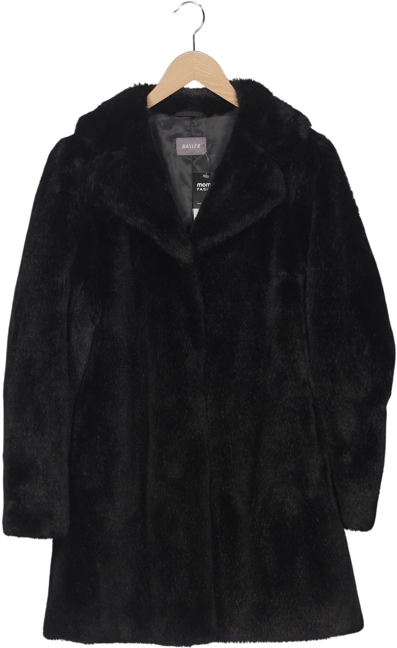 Basler Damen Mantel, Schwarz, Gr. EU 38, Synthetik - Second Hand