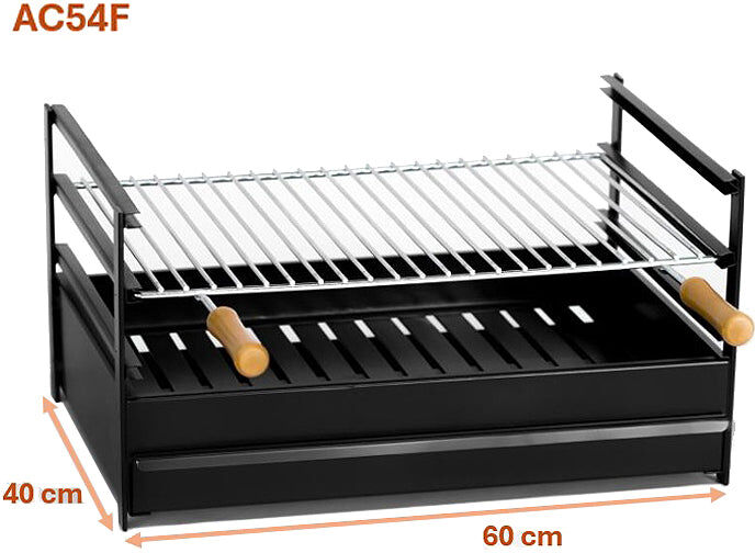 My-Barbecue Grelhador de apoio em ferro 60x40 AC54F