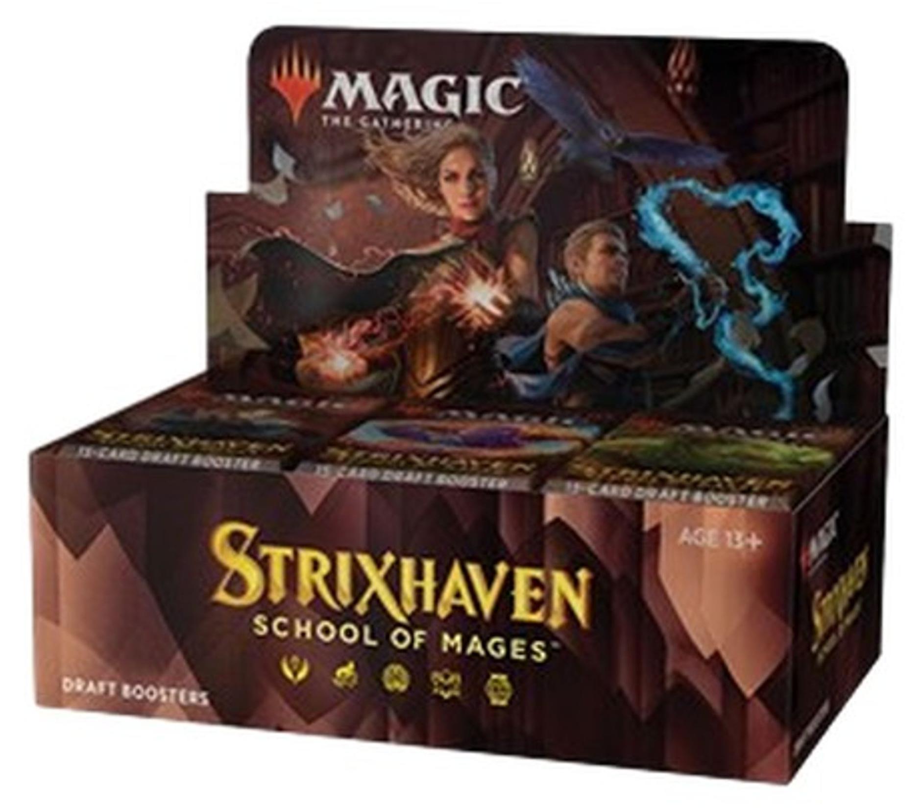 Magic: The Gathering Strixhaven: School of Mages Draft Booster Box