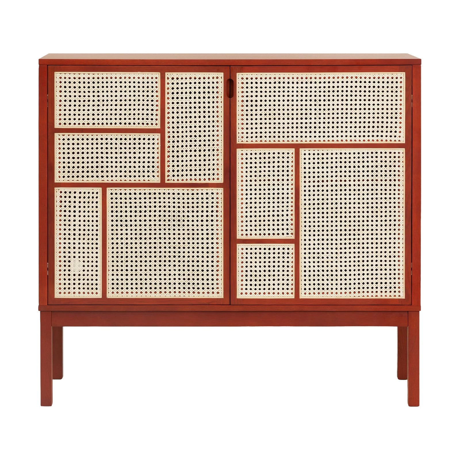 Design House Stockholm Air dressoir Rood, B: 120 cm, met poten