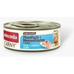 animonda Feine Filets 60g-Dose Katzennassfutter Thunfisch & Meeresfrüchte 24 x 60g