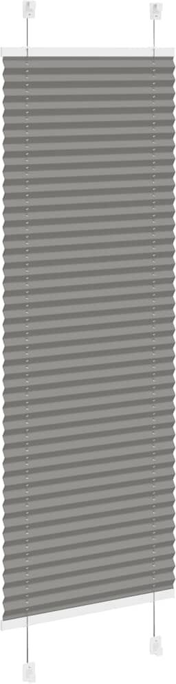 vidaXL Store plissé anthracite 40x100 cm largeur du tissu 39,4 cm