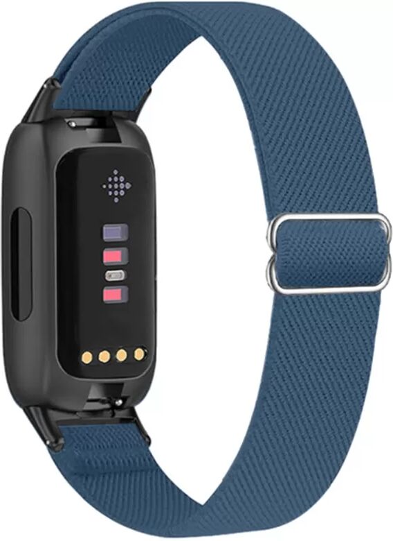 INF Atmungsaktives Nylonarmband für Fitbit Inspire 3 Navy blau