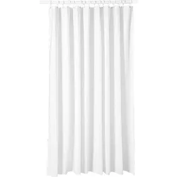Duschvorhang 2400 x 2000mm, Farbe 019 weiß, 100% Polyester, waschbar