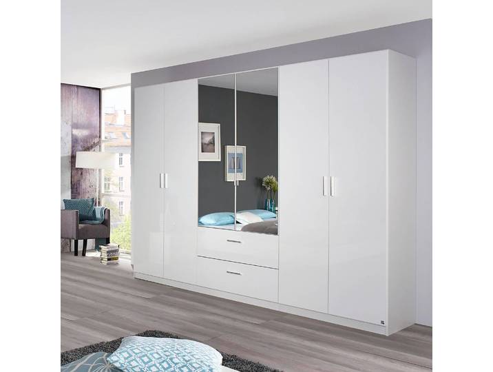 Drehtürenschrank Passau 271cm Weiß