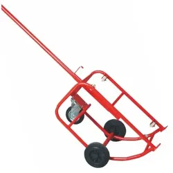 Hardwex Fasswagen, kippbar, mit Rollenauflage, 1800 x 590 x 450 mm