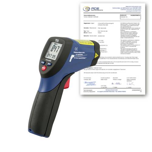 PCE Instruments PCE-889B-ICA Infrarot-Thermometer kalibriert (ISO) Optik 30:1 -50 - 1000°C Berührungslose IR-Messung