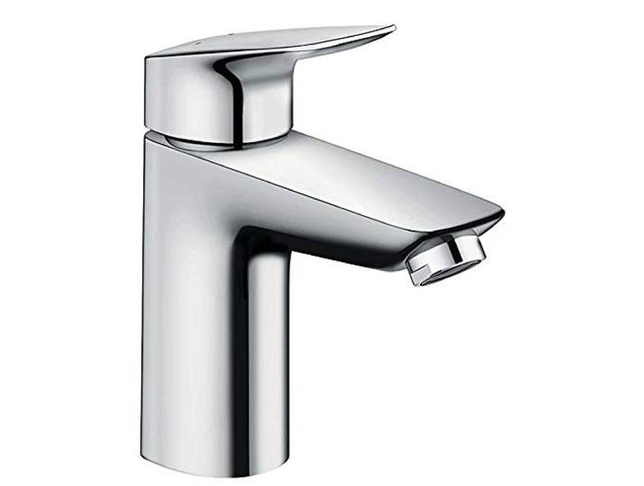 Hansgrohe Mitigeur de lavabo hg 100 logis chromé sans garniture d'écoulement\, Argent\, pour lavabo - Taille L: 10 cm