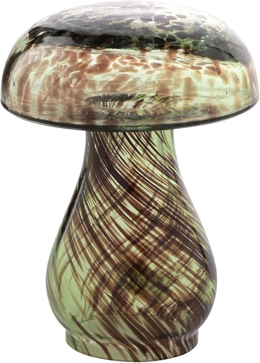 Decoratieve Glazen Vaas in Paddestoelvorm - Klein