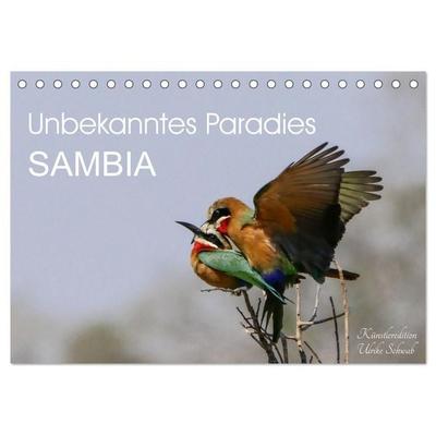 Unbekanntes Paradies Sambia (Tischkalender 2027 DIN A5 quer), CALVENDO Monatskalender