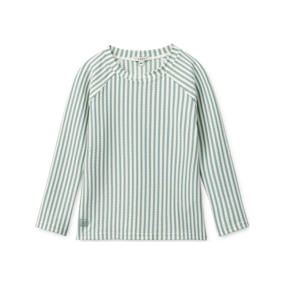 Liewood Noah Seersucker Longsleeve Swim Tee peppermint / sandy (2662) 56 LW19978-2662-56-CU