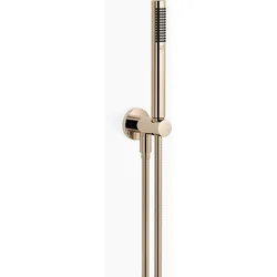 Dornbracht Schlauchbrausegarnitur mit integriertem Brausehalter, flowReduce, Durchfluss 6,8 l/min, 27802660-260010, Farbe: Light Gold