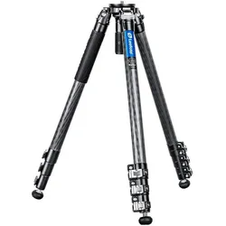 Leofoto Carbon-Dreibeinstativ LVM-324C (Carbon, Metall), Stativ, Schwarz