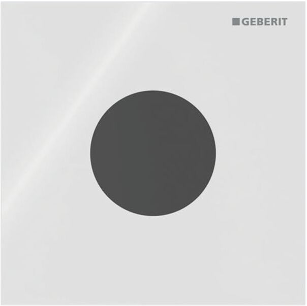 Geberit Typ 40 Abdeckplatte 246120SI1 für Urinalsteuerung IR, Round, weiß