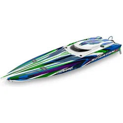Traxxas BOAT SPARTAN SR 1037mm 1:10 EP RTR GREEN TQi 2.4GHz OHNE Ladegerät und OHNE Akku