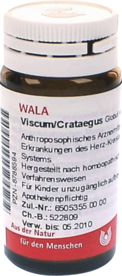 WALA Heilmittel GmbH VISCUM CRATAEGUS Globuli 20 g 08788594