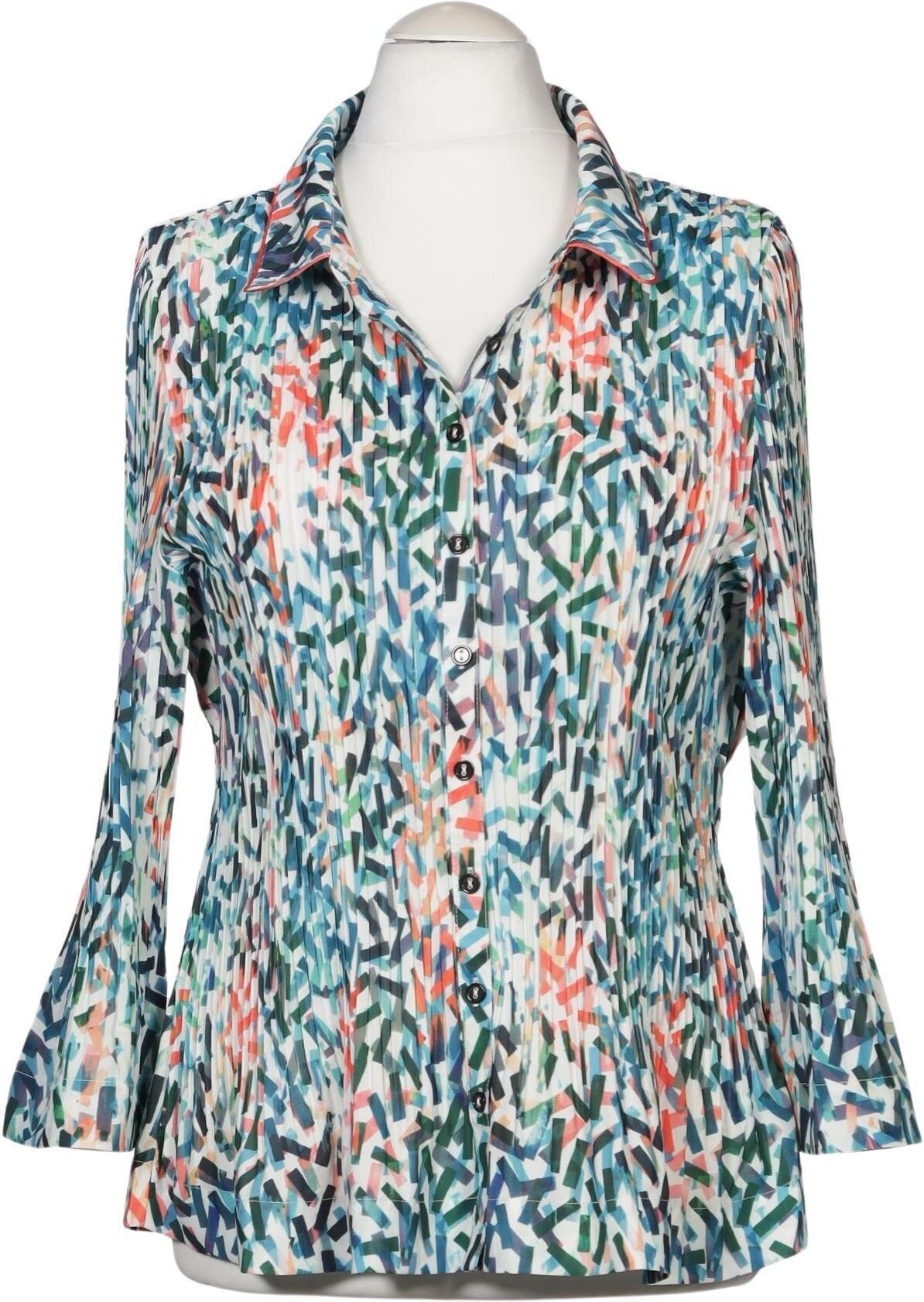 Kriss Trading Sweden Damen Bluse, Mehrfarbig, Gr. Xxl, Synthetik - Second Hand