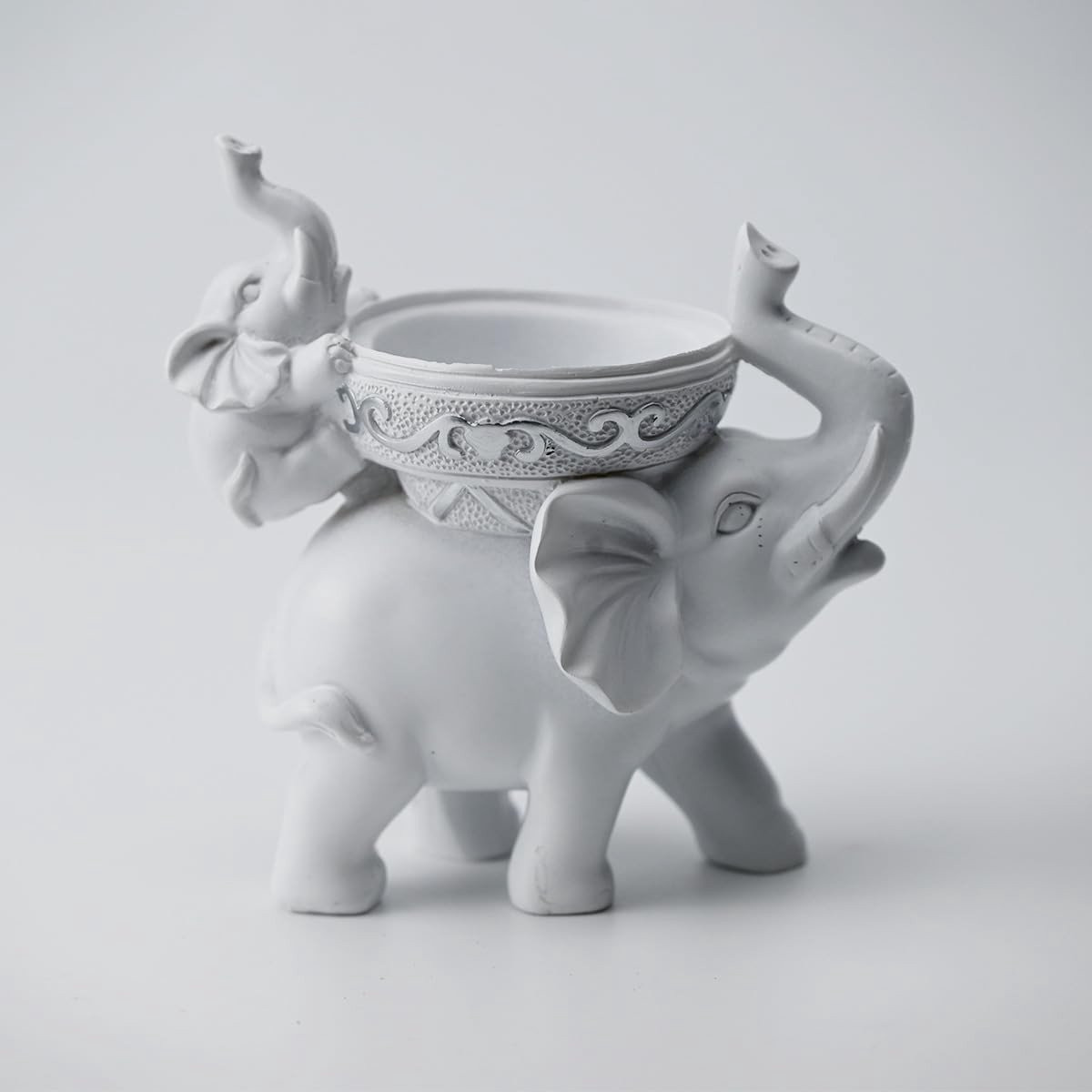 Merkloze Resin Olifant Theelichthouder voor Decoratie