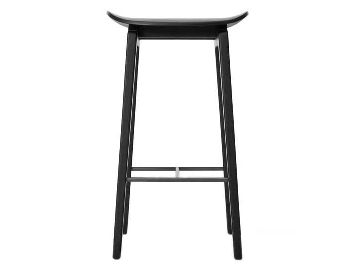 NORR11 Tabouret de bar NY11 65 cm Chêne teinté noir
