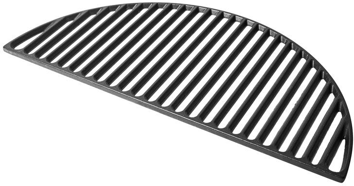 Kamado Joe Half-Moon Cast Iron Grate for Classic Joe Matte Black 1.27cm H X 46.74cm W X 46.74cm D
